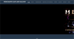 Desktop Screenshot of merchantscafeandsaloon.com